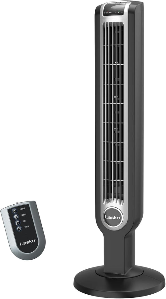 Oscillating Tower Fan with Remote Control and Timer 36"