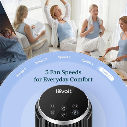 Oscillating Tower Fan with Remote Control and Timer 36"