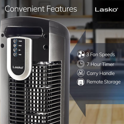 Oscillating Tower Fan with Remote Control and Timer 36"